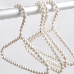 100pcs/lot White 40cm Adult Plastic Hanger Pearl Hangers For Clothes Pegs Princess Clothespins Wedding Dress Hanger