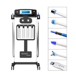 Newest 6 In 1 Hydrafacial Beauty Care Scrubber Skin Cleaning RF BIO Lifting Derma Pen Ultrasound Skin Rejuvenation Microdermabrasion Machine