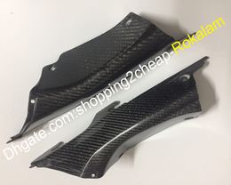 2 x Carbon Fibre Motorcycle Upper Front Dash Air Cover Fairing Cowl For Honda CBR1000RR 2012 2013 2014 2015 2016