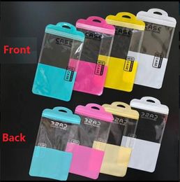 Zipper lock Mobile phone accessories cell phone case earphone USB cable Retail Packing Bag OPP PP PVC Poly plastic packaging bag Free Fast