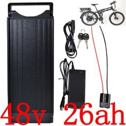 48V 1000W 2000W Ebike Battery pack 25AH Electric Bicycle 20AH 23AH 26AH lithium ion battery use panasonic cell