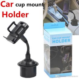 2020 New Mobile Holder Universal Car Mount Adjustable Gooseneck Cup Holder Cradle For Samsung S10 Plus Phone Stand Bracket