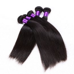 elibess brand double drawn hair weft virgin 100 human hair extensions hair bundle natural color 100gram one piece 5 pcs lot