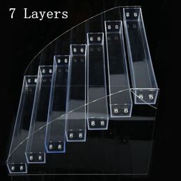 1 Pc 2-7layers Removable Rack Acrylic Clear Nail Polish Cosmetic Varnish Display Stand Holder Manicure Tool Organiser Storage