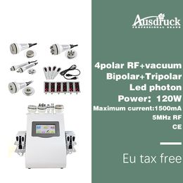 EU tax free New Lipo Laser ultrasonic radio frequency BIPOLAR vacuum cavitation RF BIO beauty slimming machine
