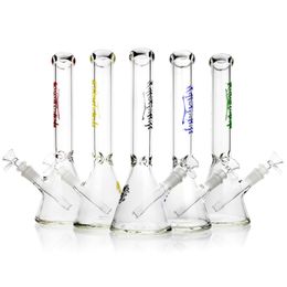 beaker bong hand blown Glass Bong Waterpipe beaker glass water pipes 12'' bongs beaker water bong scientific beaker base bong