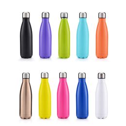 500ml multi-color optional vacuum stainless steel Coke bottle insulation cup creative gift fashion sports cup WCW308