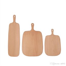 fillet Canada - Wooden Chopping Board Irregularity Fruit Plate Breadboard Baking Tools Whole Wood Fillet Not Easy To Crack Sturdy Durable 25hn4C1