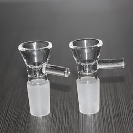 Funnel 14mm 18mm Glass Bowls For Bong Hookahs Male Joint Clear Glass Bowl Smoking Pipe Bongs Oil Rigs Water Pipes