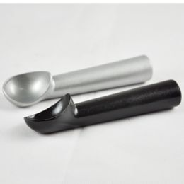 100 PCS Silver Grey Black Kitchen Deluxe Metal Non-Stick Anti-Freeze Ice Cream Scoop Spoon 18cm long