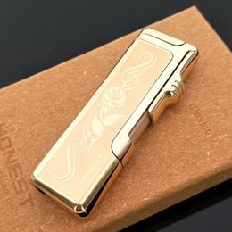 Free shipping Honest 3 kinds of Windproof Jet Flame Torch Cigarette Cigar Butane Gas Refillable Lighter three Colours