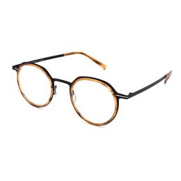 Denmark Korean Men Round Glasses Frame Morten Vintage Eyewear Prescription Optical Eyeglasses Women Ultralight Myopia