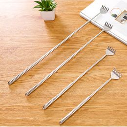 Stainless steel back scratcher rake massage old man Le itch back scratch