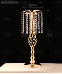 new style high quality hot sale elegant wedding stage aisle crystal pillar for wedding decoration best0939