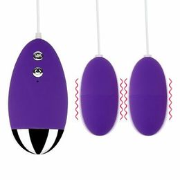 Jump Egg 12 Speed Double Vibrating Eggs Stimulation Vaginal Tight Exercise-love A093