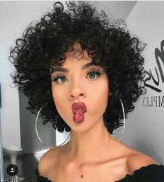 Short Human Hair Wigs For Black Women Jerry Curl Human Hair Wigs
