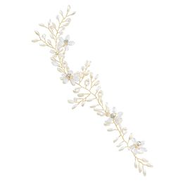 New simple Korean niche bride headdress pearl rhinestone hair accessories wedding photography jewelry accessories