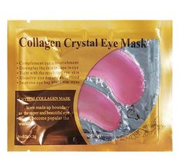 2020 Collagen Crystal Eye Masks Anti-puffiness moisturizing Eye masks Anti-aging masks collagen gold powder eye mask