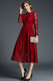 red fit and flare dress canada