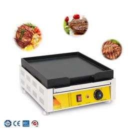 New electric griddle pan small thick fried steak pan non-stick griddle pan restaurant hotel equipment 110v 220v