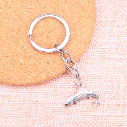 New Keychain 24*18mm eel fish Pendants DIY Men Car Key Chain Ring Holder Keyring Souvenir Jewelry Gift