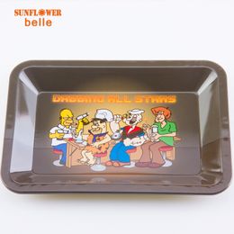 Smoking Accessories Rolling Tray Ash trays Small Size 180*125*13mm Herb Dabbing All Stars plate Cigarette Case Tools