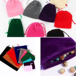 New 150 Pcs/lot Flannel Bag 9x12cm Storage Bags Charms Earrings Jewellery Packaging Bags Wedding Decoration Velvet Pouch Gift Wrap