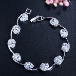 Europe and America Charm Women Jewellery Top Quality CZ Bracelet for Girls Women for Party Wedding Nice Gift for Friend