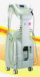 bio light Australia - G228A Omnipotent Oxygen Facial Machine with O2 infusion Jet Peel skincare Product delivery LED light therapy microcurrent BIO Injection