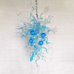Decorative Hanging Art lamps Italian Miscellaneous Hand Blown Glass Chandelier LED Crystal Lamp Flower Pendants