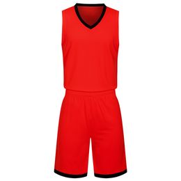 2019 New Blank Basketball jerseys printed logo Mens size S-XXL cheap price fast shipping good quality Red R002