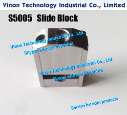 (1pc) S5005 Slide Block 90-1 type 3082521 L=65MM, Holder for power feed contact for Sodic AQ325L,AQ535L,AQ360 3087882 wire cut edm machines