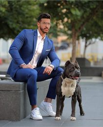2021 Latest Grey Wedding Tuxedos Men's Slim Fit Suits Casual Custom Mens Business Formal Groomsmen Suits 2 Pieces Costume Jac215K