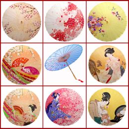 Tokyo hot Popular Umbrella Stage Show Umbrella Cherry Blossom Girl Sushi Japanese cuisine Restaurant Hanging Decorative Umbrella