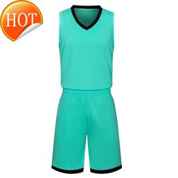 2019 New Blank Basketball jerseys printed logo Mens size S-XXL cheap price fast shipping good quality Teal Green T003AA1