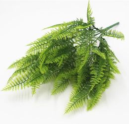 Potted Flower Planting Material for Green Planting of Ferns 7-fork Plastic Persian Grass Fern WL90