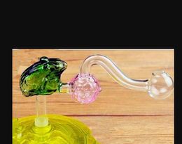 Hookah accessories frog pot Wholesale Glass bongs Oil Burner Glass Pipes Water Pipes Glass Pipe Oil