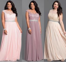 New Custom Made Dresses Sexy Design Chiffon Gown Appliques Elegant Beading Sequin Crystals Zipper Back Floor Length Plus Size Mother Dresses