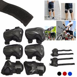 6pcs/set Adult Sports Safety Set Knee Elbow Pads Protective Kneepads Protection For Scooter Cycling Roller Skating