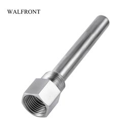 Freeshipping 12pcs Kettle Thermowell Thermometer 1/2"NPT Threads Temperature Sensors Instruments Stainless Steel Brewing Thermowell Tools