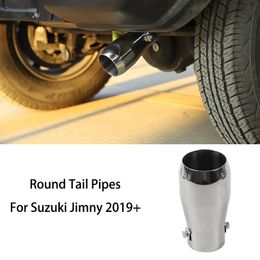 Silenziatore dell'automobile rotonde posteriore tubi di coda per Suzuki Jimny 2019+ Factory Outlet Accessori auto esterni