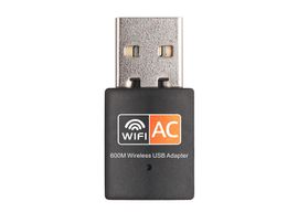 600Mbps Network Adapter RTL8811CU AC600 Dual Band 2.4Ghz 5Ghz USB WiFi Dongle Wireless Lan