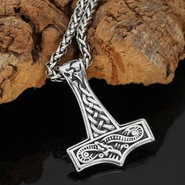 Thor Hammer remolque rey cadena Mjolnir martillo de plata negro Thor Hammer