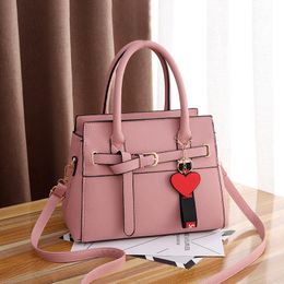 Pink sugao luxury designer handbags messenger shoulder women bags pu leather crossbody bag high quality fashion casual clutch handbag new