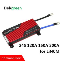 24S 120A 150A 200A 72V PCM/PCB/BMS common port for LiNCM battery pack 18650 Lithion Ion Battery Pack protection board