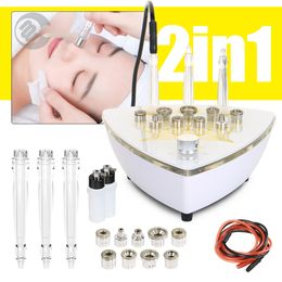 2IN1 Diamond Dermabrasion Vacuum Suction Facial Cleasning Machine Spray Sprayer Skin Care Facial Lifting Beauty Devices