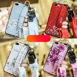 Mobile phone case for S10plus A50 wristband diamond S87 silicone S9 painted note10 protective cover m20 new