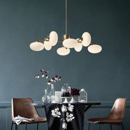 Modern Glass Magic Bean Chandeliers Living Room Dinning Room Lamps Creative Designer Round Bedroom Restaurant Light Fixtures