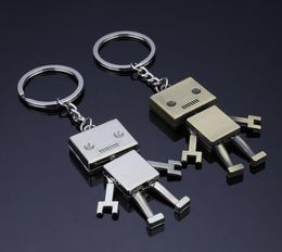 Creative Design - Metal Keychain Car Key Chain Key Ring Robot Model Chain Pendant For Man Women Kids Gift