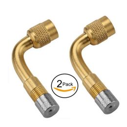 Red Presta à Schrader Vélo Roue MTB Pneu Valve Pompe Adaptateur Convertisseur